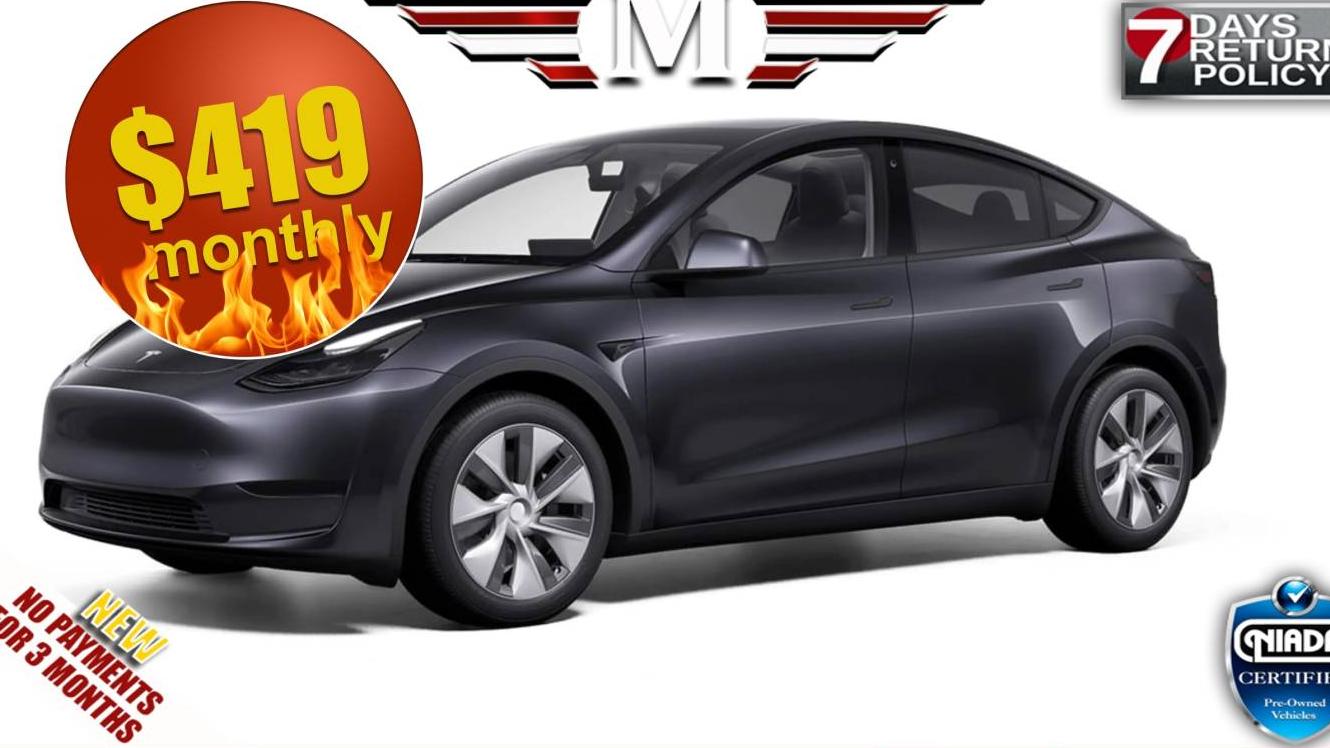 TESLA MODEL Y 2021 5YJYGDEE0MF109835 image